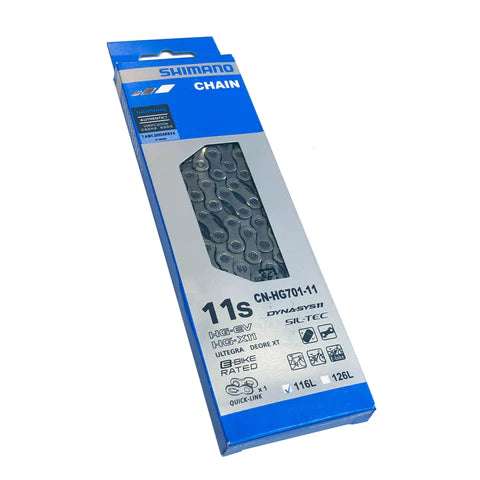 Shimano Chain, 11 Speed Links: 126, Silver